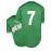 Stitched #7 Green Baseball Jersey Red Letter Embroidery V Neck Short Sleeve Baseball Shirt, Breathable Button-Up Sports Uniform For Training Competition Party