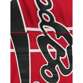 Men's Sport All Stitched #10 Baseball Jersey - Breathable V-Neck Short Sleeve with Full Embroidery, Red/White/Yellow Color Options, Button-Up Regular Fit for Training, Competition, Parties & Casual Wear, Athletic Event Clothing, Durable Sportswear