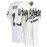 Men's & Women's White Baseball Jersey with Embroidered 'BIG URBAN ATHLETE' Design, Number 10 & Pinstripes - Breathable V-Neck Button-Up Shirt for Training, Competition, Casual Wear (Spring/Summer/Fall), Competition Attire, Sporty Vneck, Durable Sportswear