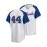 Men's #44 Baseball Jersey - Color Block V-Neck Short Sleeve, Loose Fit Breathable Fabric for Training, Competition & Casual Wear | All-Season Machine Washable Sportswear, Outdoor Activity Apparel, Sporty Vneck Style, Comfortable Sports Clothing