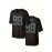 Men'S Black # 98 Breathable Rugby Shirt, Sports V-Neck Short Sleeved Training Shirt, Classic Embroidered American Football Shirt