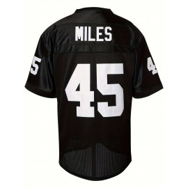 Football Jersey, #45 Stitched Name Number Men's Sports Shirt Polyester Movie Jersey S-3XL