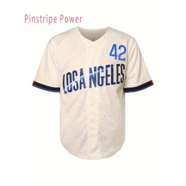 Men's # 1653.54 inch White Baseball Sweatshirt Suitable for Training Team Sports Competitions In Spring, Summer, Autumn, Wearing Size S-3XL