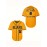 Men's #12 Yellow Bear Baseball Jersey - Retro Sports Training & Casual Wear, S-3XL, Polyester, V-Neck, Button-Up,