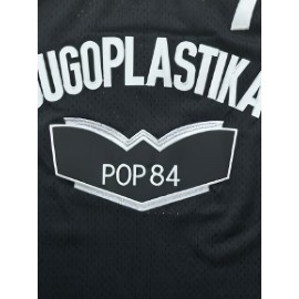 Men's Sleeveless Basketball Tops with Number 7 And JUGOPLASTIKA Letter, Breathable Summer Clothing for Outdoor Sports