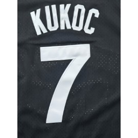 Men's Sleeveless Basketball Tops with Number 7 And JUGOPLASTIKA Letter, Breathable Summer Clothing for Outdoor Sports