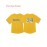 Men's # 34 Yellow Classic Retro Baseball Sweatshirt with Open Buckle V-neck Short Sleeve Embroidered Sports Polyester Sportswear Elastic Fabric Letter Printing Suitable for Training Hiking S-3XL