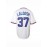 Men'S Baseball Jersey Top - 100% Polyester, V-Neck, Embroidered Lettering, Loose Fit, Button Closure, Breathable, Comfortable, for Sports, Training, Casual, Beach, Outdoor Activities - S-3XL