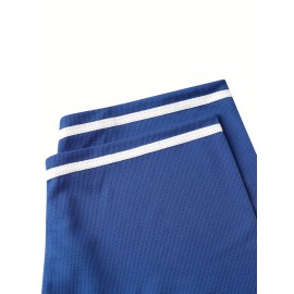 All Stitched 17 Blue Baseball Jersey Embroidery V Neck Short Sleeve Baseball Shirt, Breathable Button-Up Sports Uniform For Training Competition Party